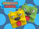 Super Heads Carnival, Gratis online Spiele, Arcade Spiele, 2 Spieler, Ball Spiele, Geschicklichkeit, HTML5 Spiele