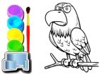 Eagel Coloring Book, Gratis online Spiele, Kinderspiele, Ausmalbilder, HTML5 Spiele