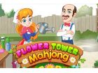Flower Tower Mahjong, Gratis online Spiele, Puzzle Spiele, Mahjong, HTML5 Spiele