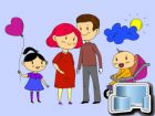 Happy Family Coloring Book, Gratis online Spiele, Kinderspiele, Ausmalbilder, HTML5 Spiele