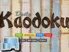 Daily Kaodoku, Gratis online Spiele, Puzzle Spiele, Sudoku online, HTML5 Spiele